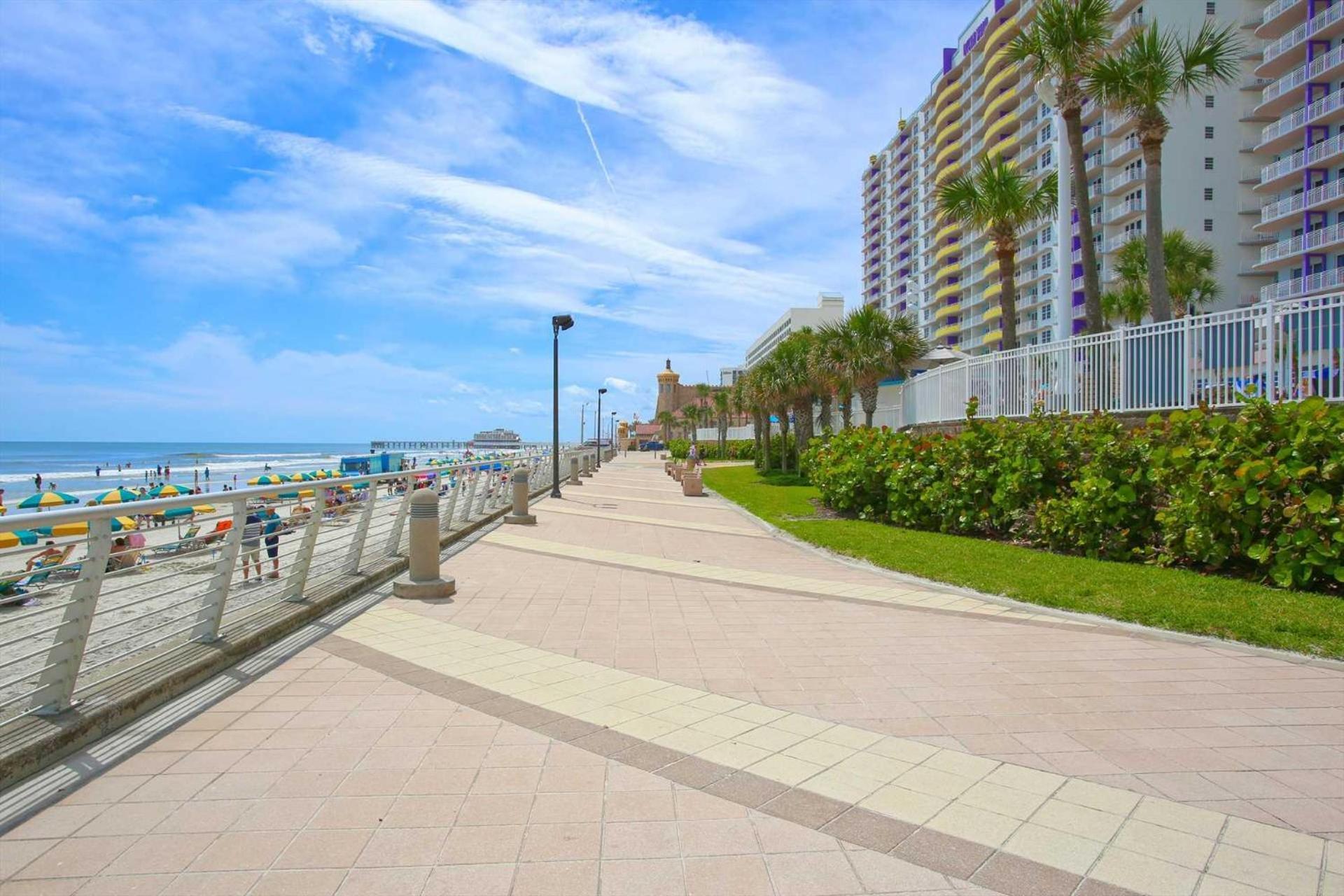 Luxury 8Th Floor 2 Bedroom Condo Direct Oceanfront Wyndham Ocean Walk Resort Daytona Beach | 801 Exterior photo