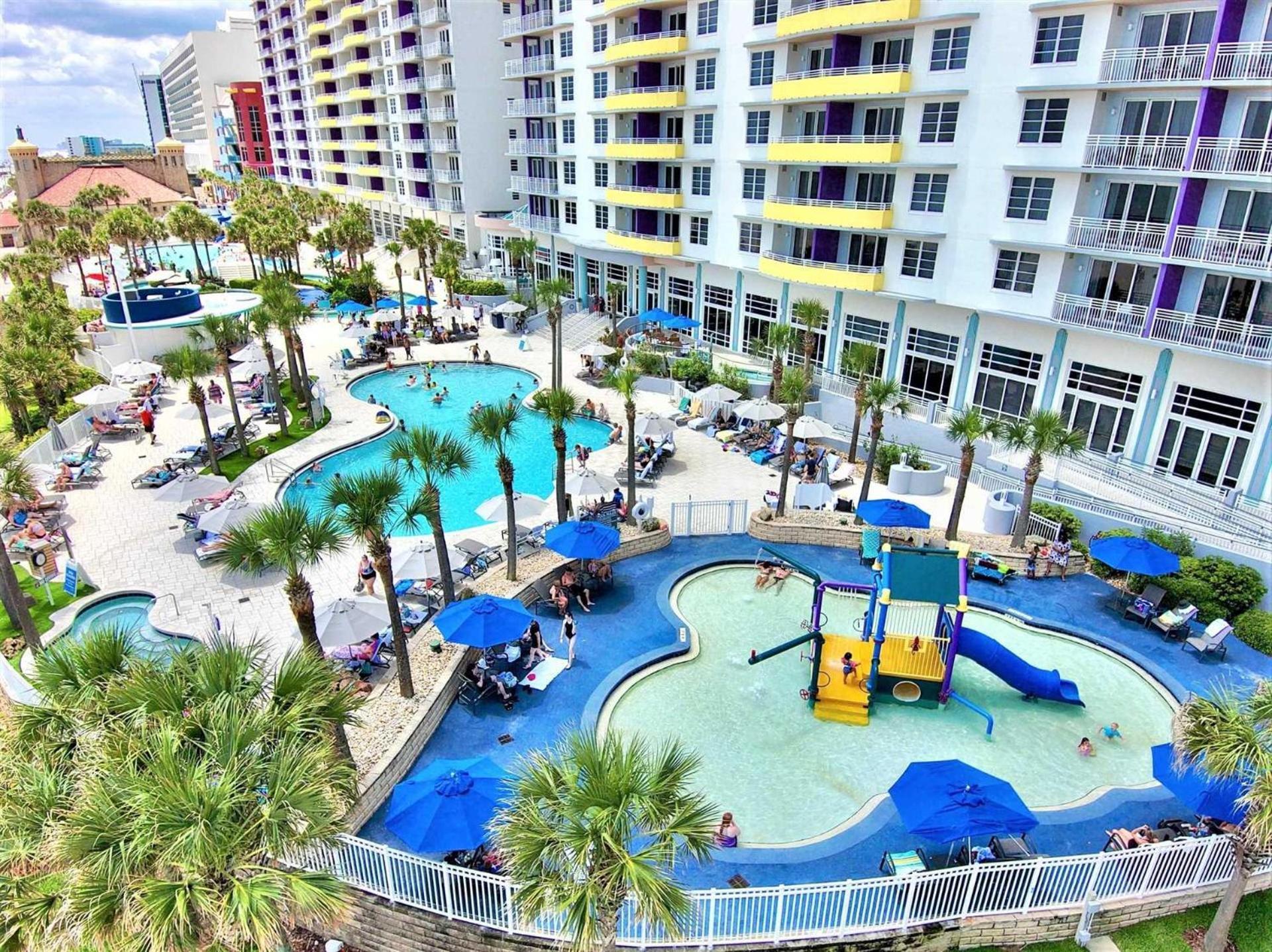 Luxury 8Th Floor 2 Bedroom Condo Direct Oceanfront Wyndham Ocean Walk Resort Daytona Beach | 801 Exterior photo