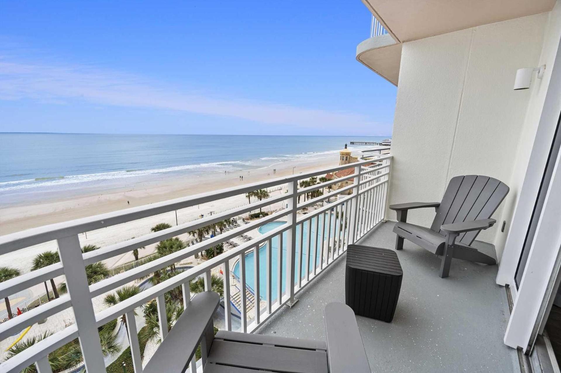 Luxury 8Th Floor 2 Bedroom Condo Direct Oceanfront Wyndham Ocean Walk Resort Daytona Beach | 801 Exterior photo